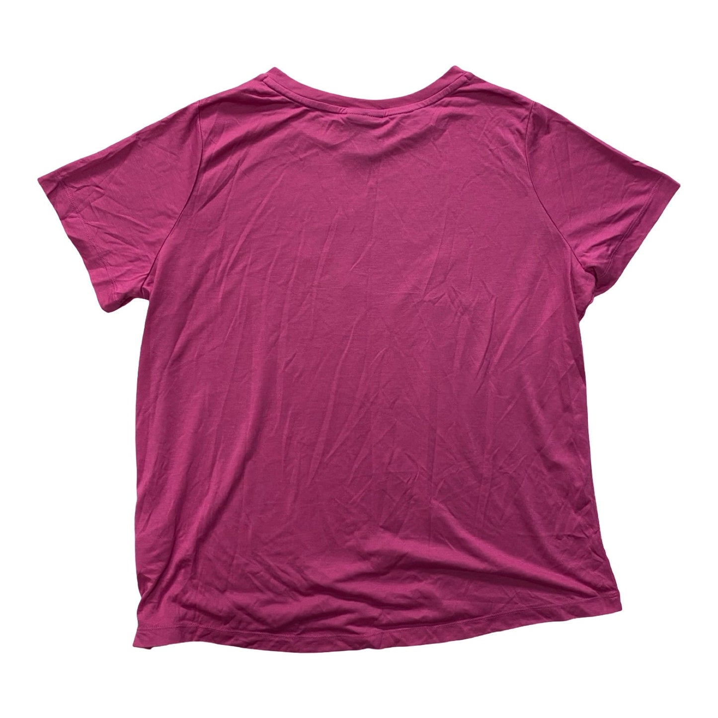Athletic Top Ss By Nike In Pink, Size:Xl