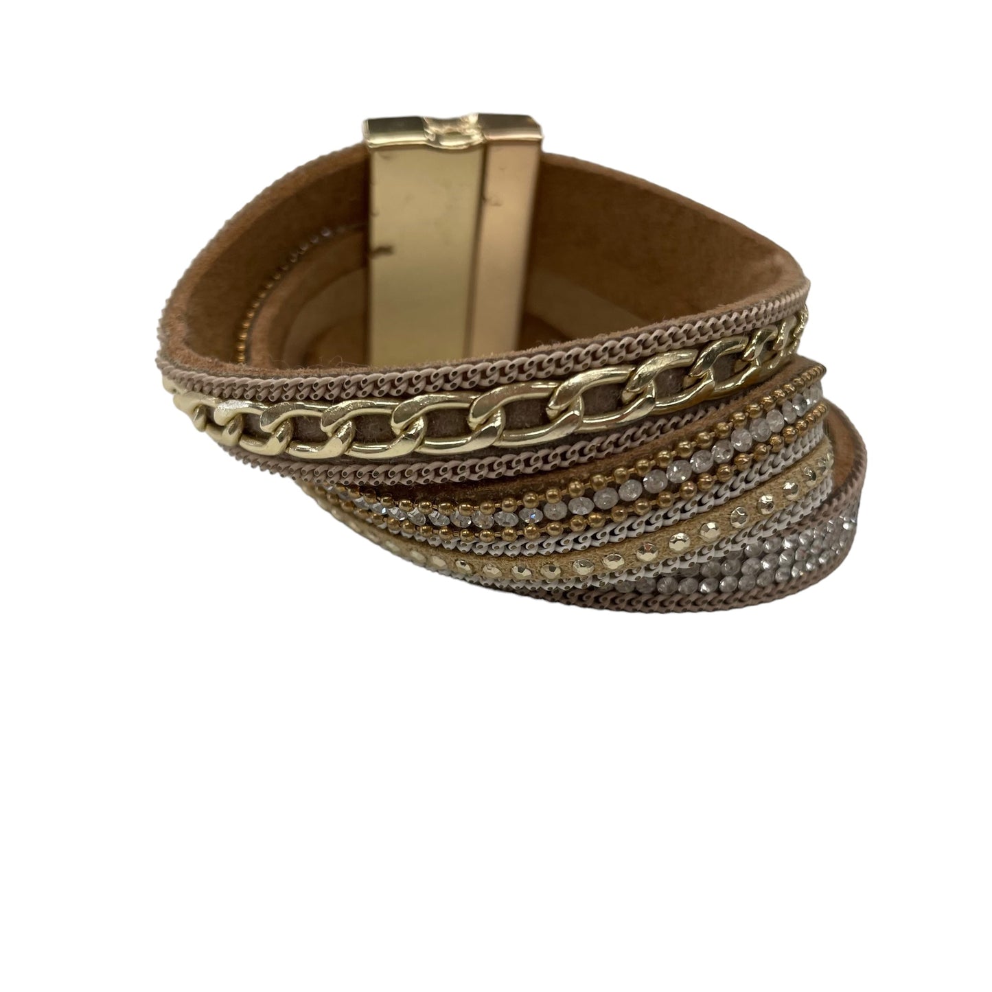 GOLD BRACELET CUFF by CLOTHES MENTOR