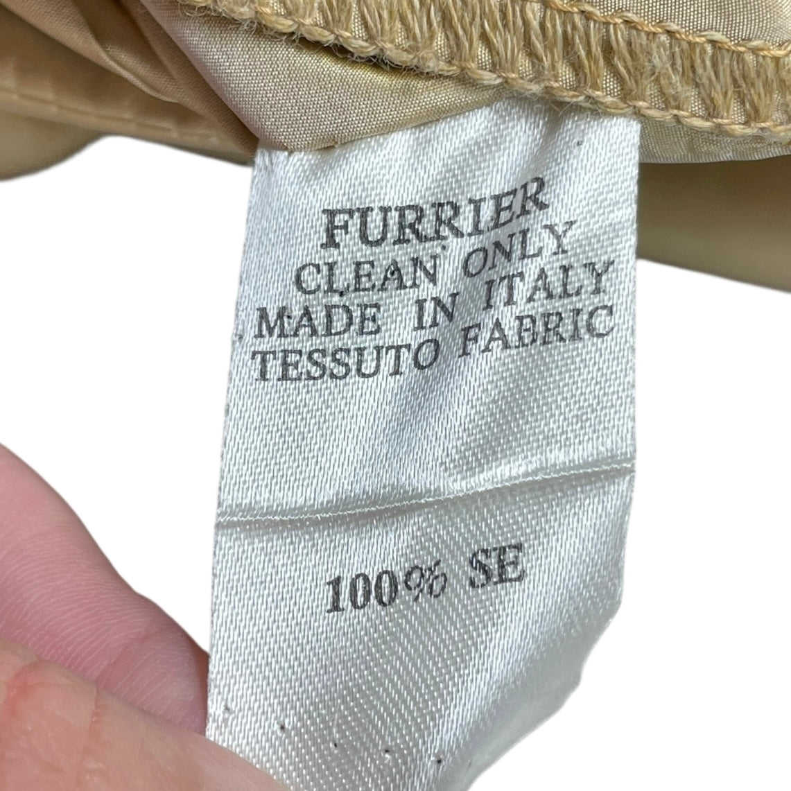 Reversible Coat Luxury Designer By Fendi In Tan, Size: M/L