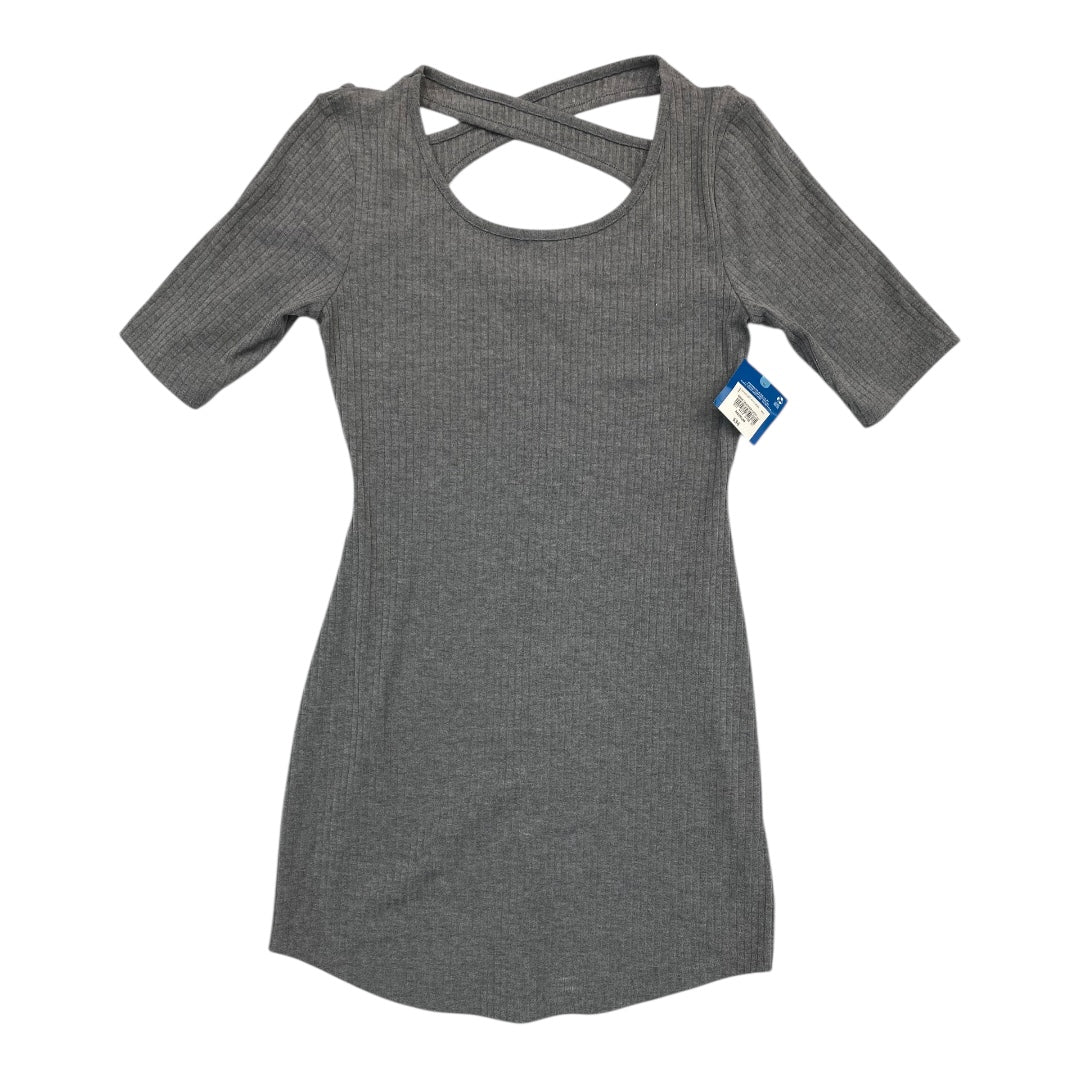 Dress Casual Midi By Arizona In Grey, Size:M