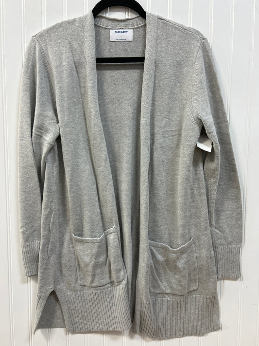 Sweater Cardigan By Old Navy In Grey, Size:L
