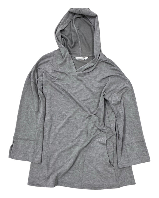 Sweatshirt Hoodie By Soft Surroundings In Taupe, Size:Xs