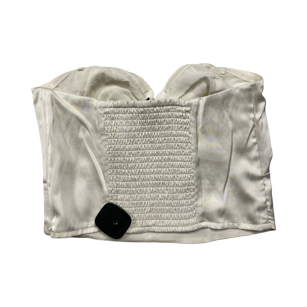 Top Sleeveless By Abercrombie And Fitch In White, Size:S
