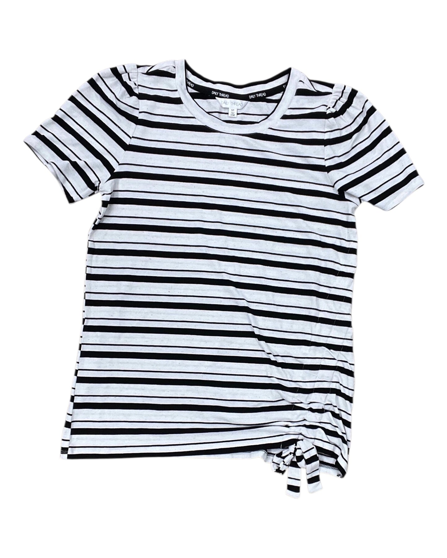 Top Ss By Daily Thread In Black & White, Size:S