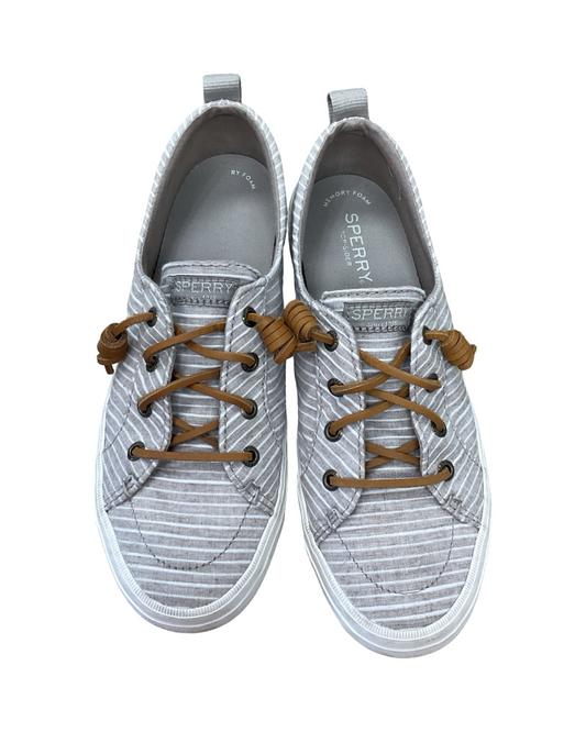 Shoes Sneakers By Sperry In Tan & White, Size:7