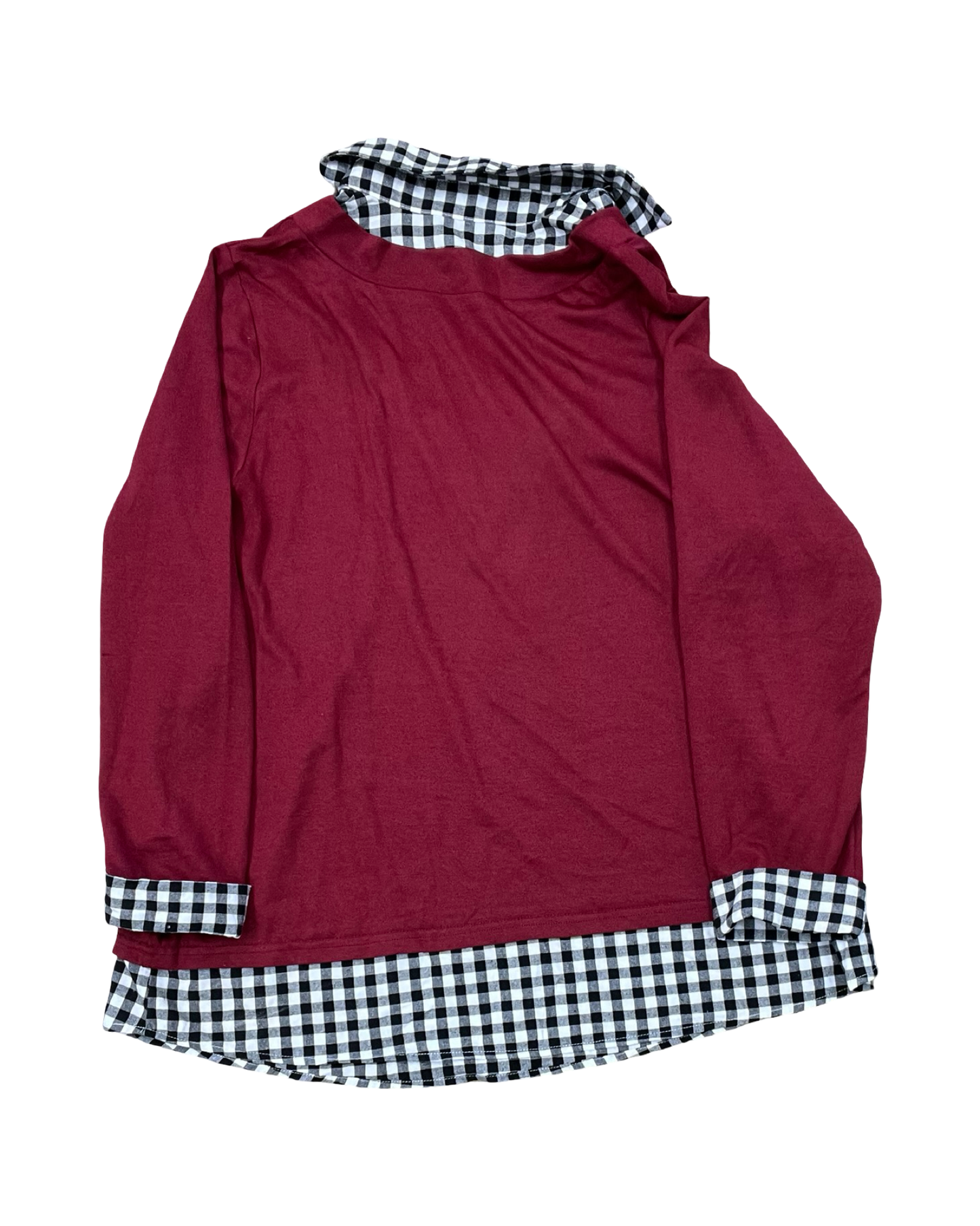 Top 3/4 Sleeve By Bloomchic In Red, Size:L