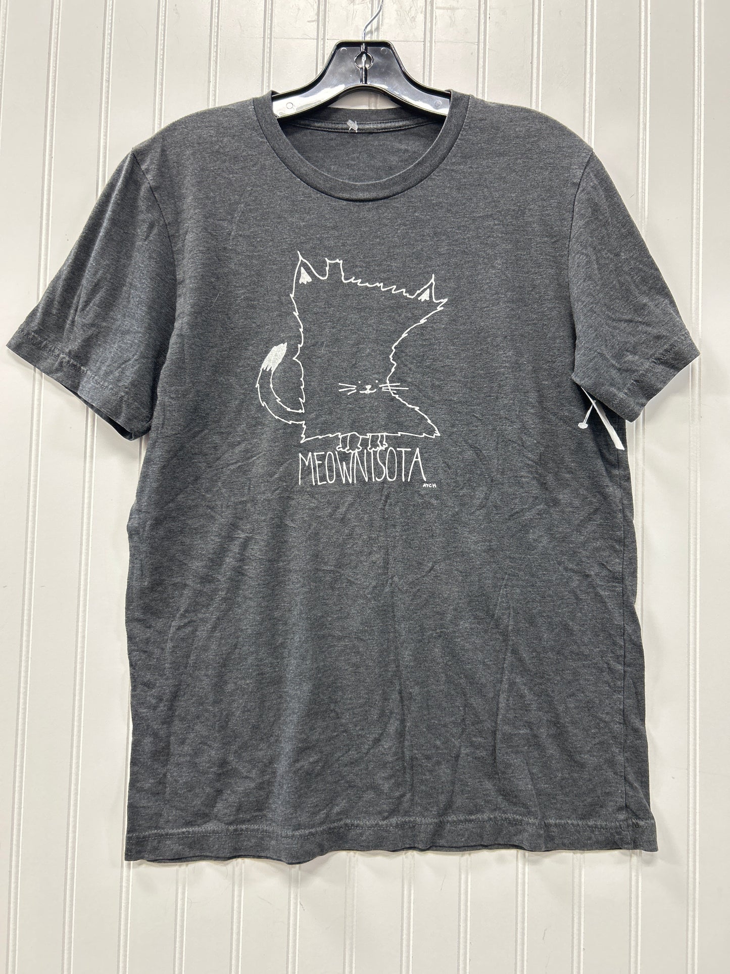 Top Ss By Clothes Mentor In Grey, Size:L