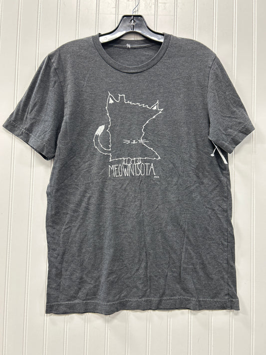 Top Ss By Clothes Mentor In Grey, Size:L