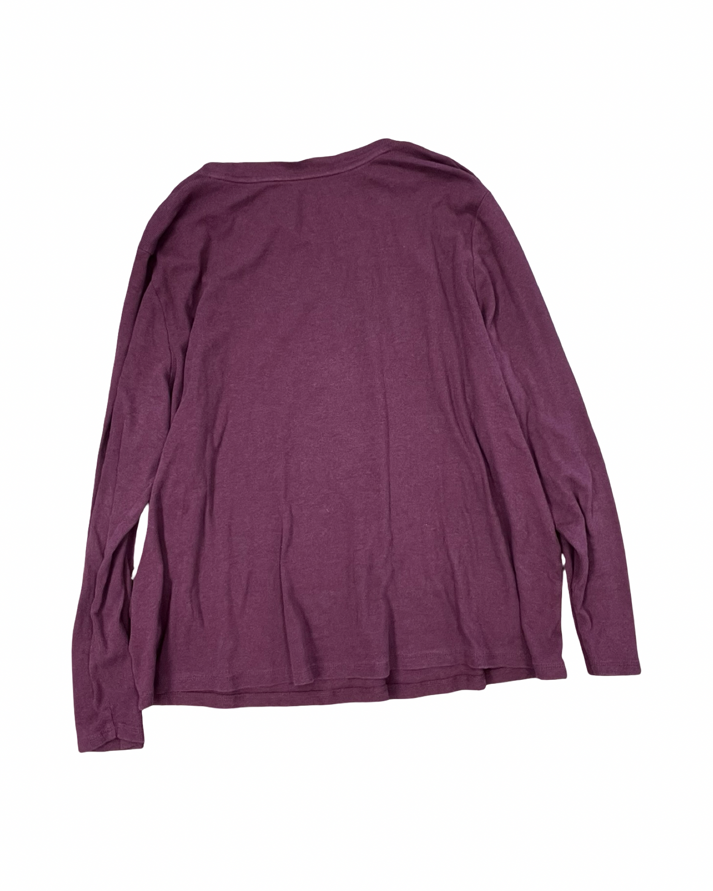Top Ls By Maurices In Maroon, Size:2X