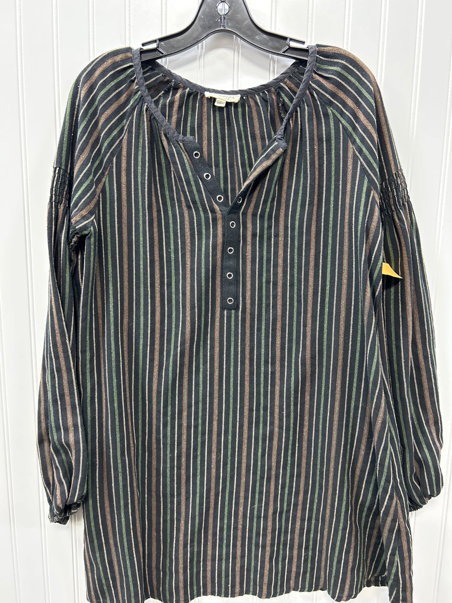 Tunic Ls By Cotton Bleu In Black, Size:S