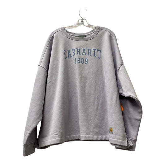 Sweatshirt Crewneck By Carhartt In Purple, Size:3X