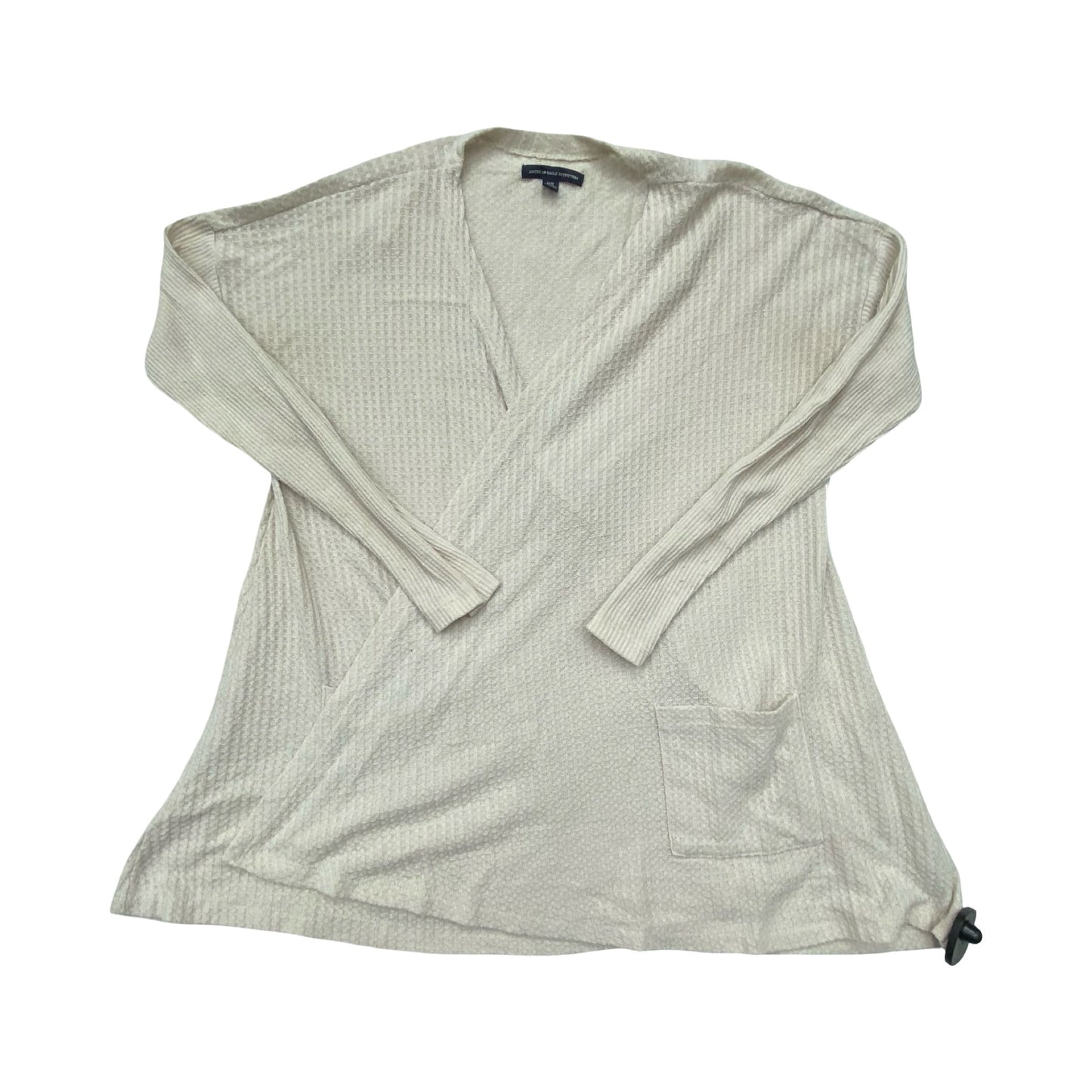 Sweater Cardigan By American Eagle In Cream, Size:M