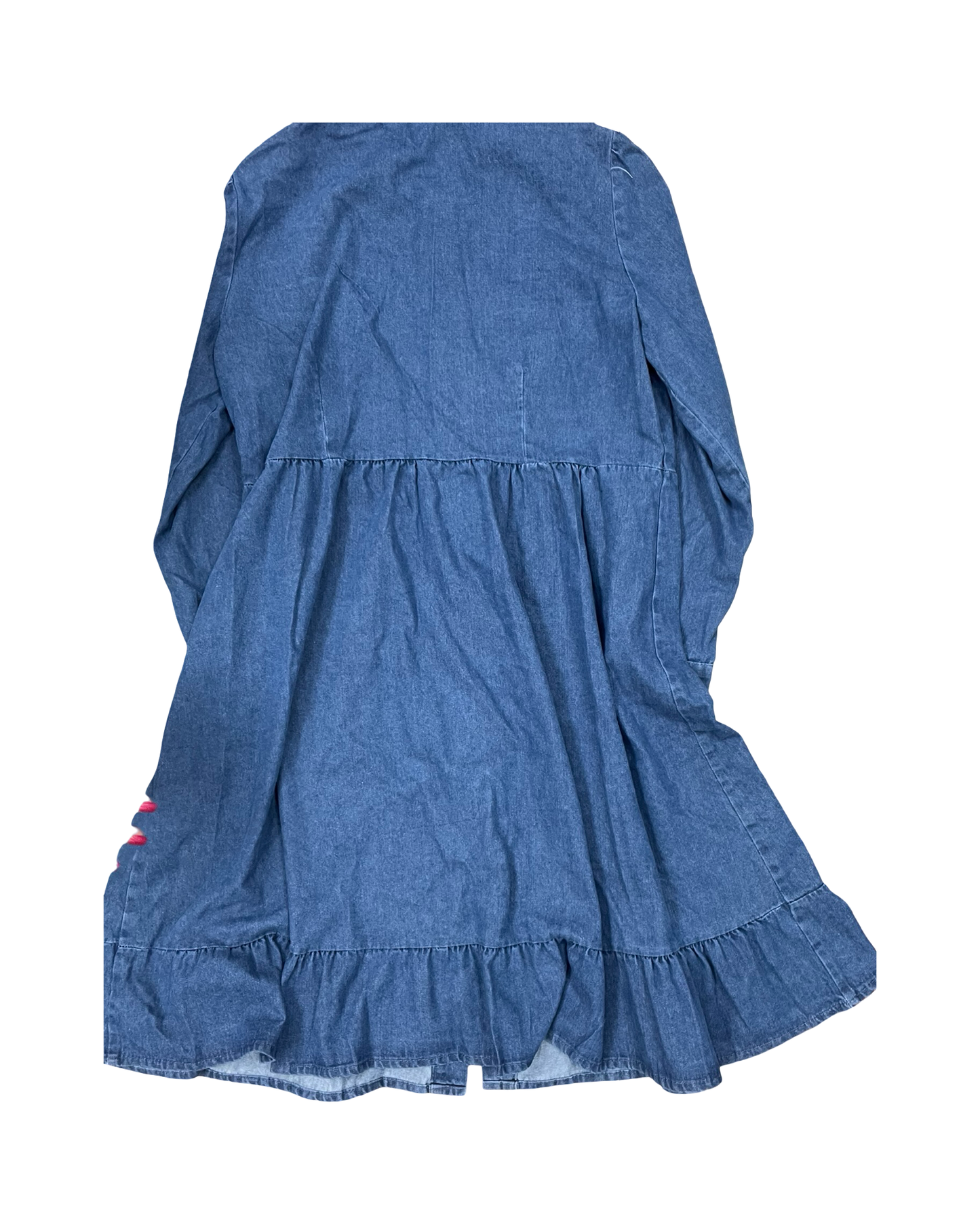 Dress Casual Midi By Clothes Mentor In Blue Denim, Size:Xl