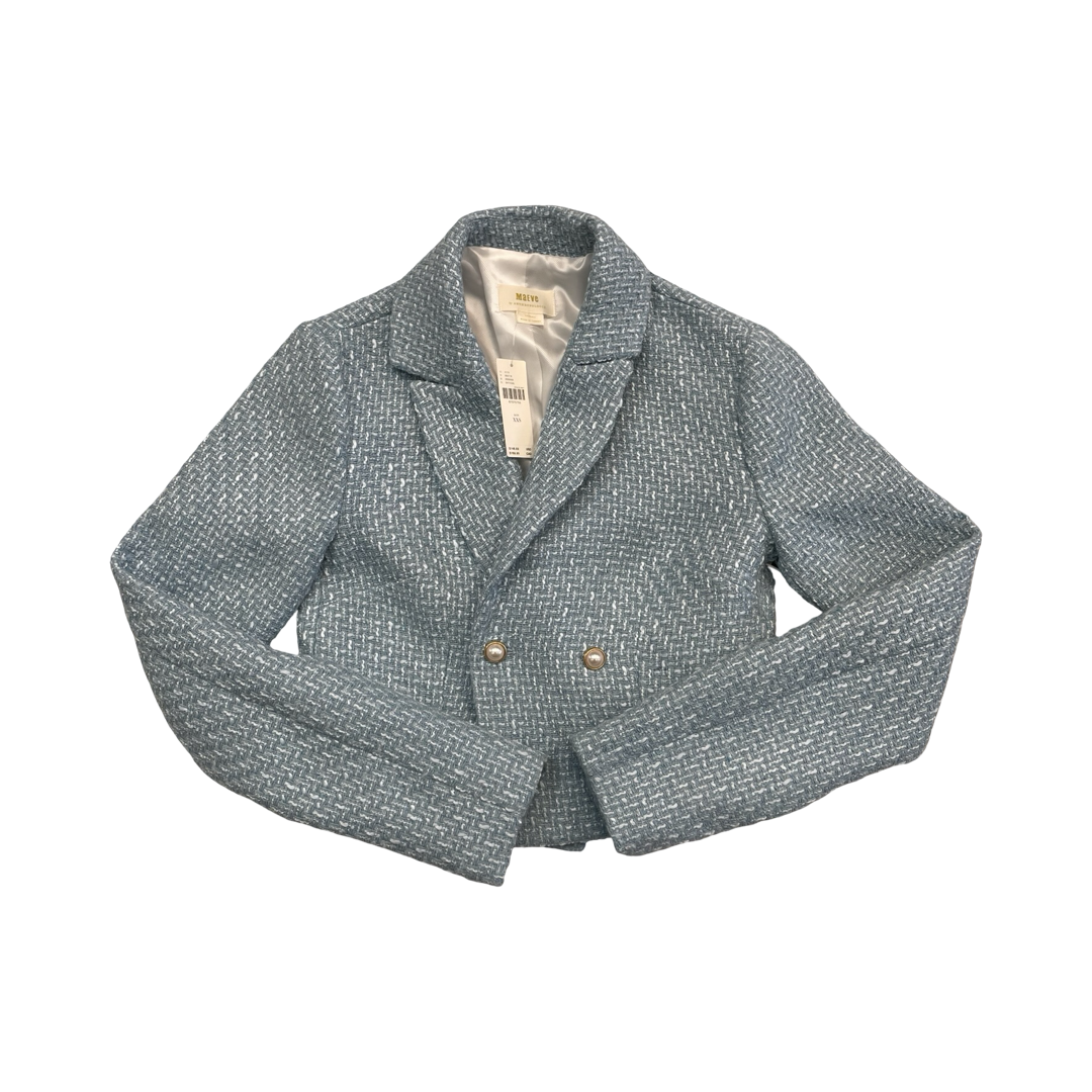 Blazer By Maeve In Blue, Size:Xxs