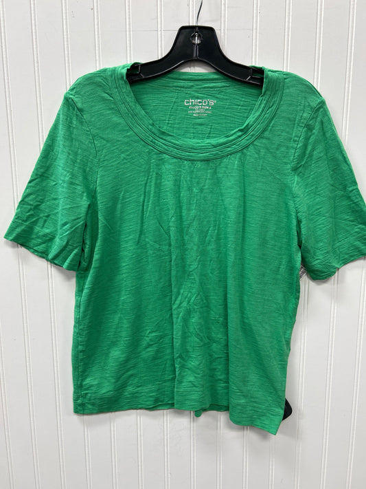 Top Ss By Chicos In Green, Size:L