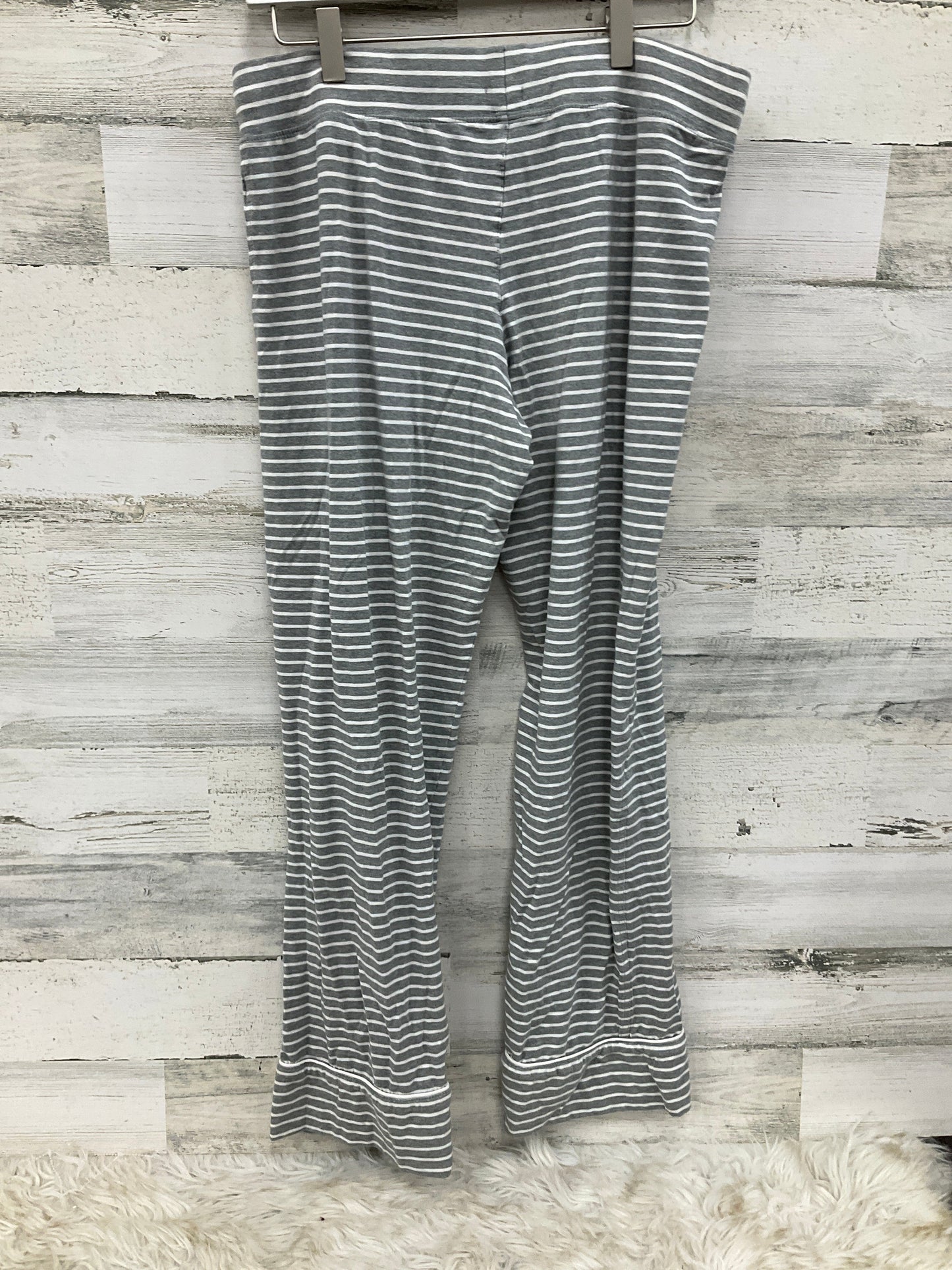 Pajamas 2pc By J. Crew In Grey & White, Size: M