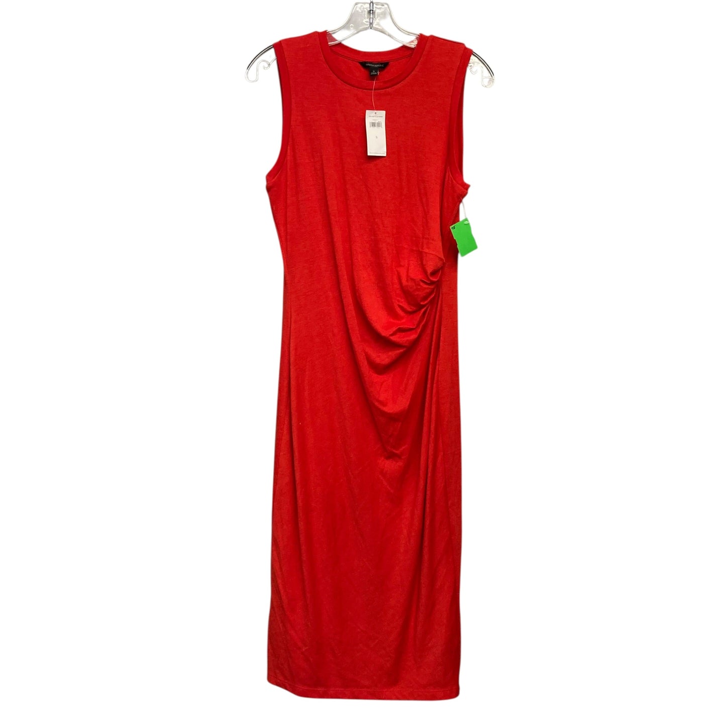 Dress Casual Midi By Banana Republic In Red, Size:S