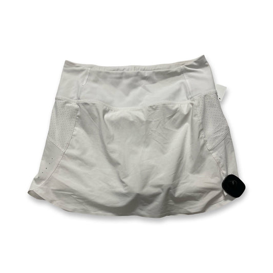 Athletic Skirt By Athleta In White, Size:Xs