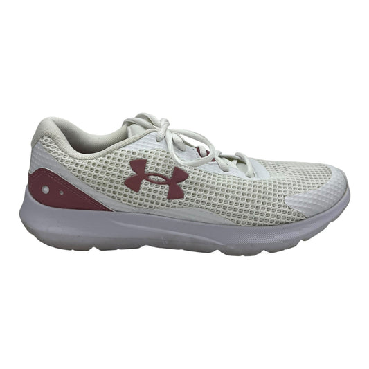 Shoes Athletic By Under Armour In White, Size:9