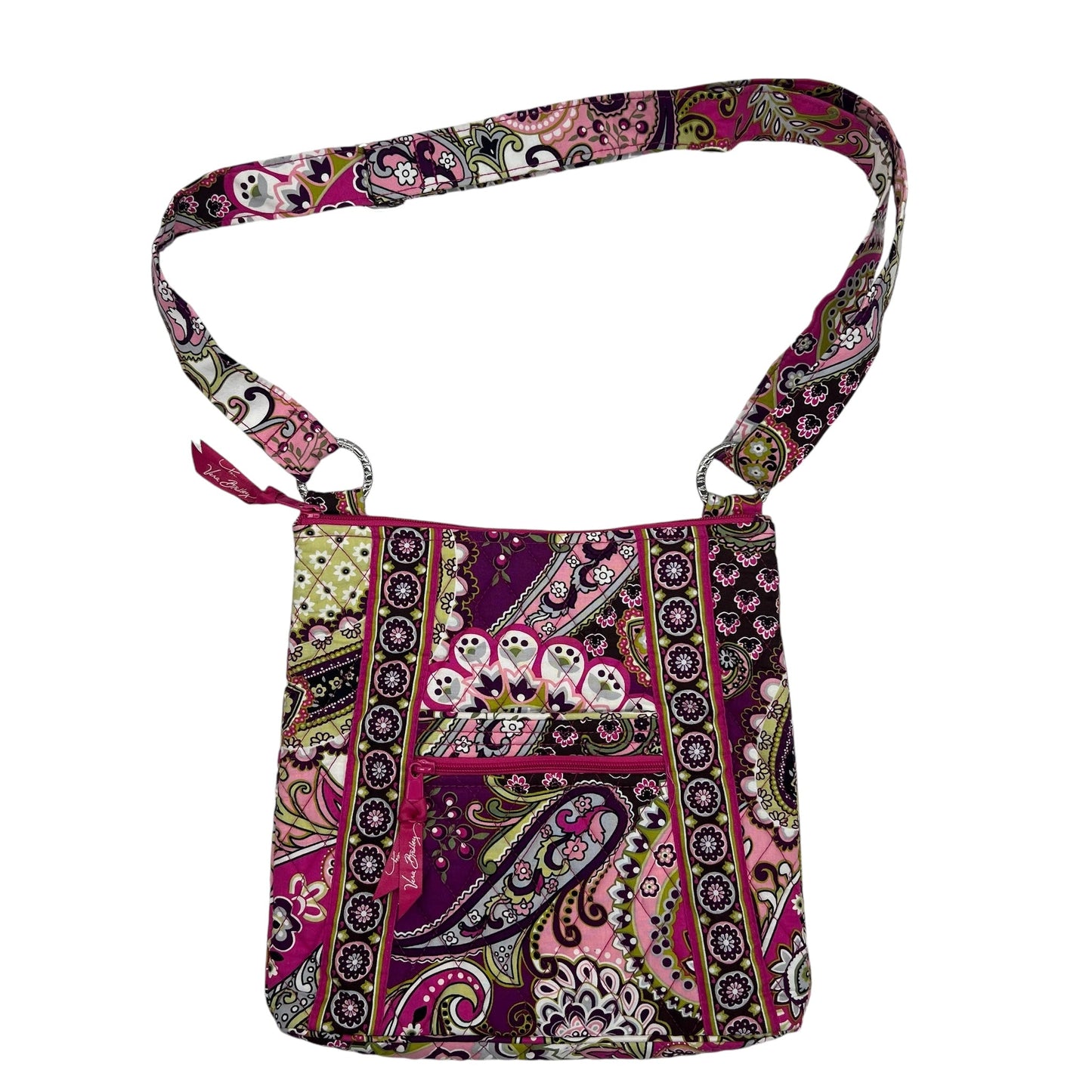 Crossbody By Vera Bradley In Pink & Purple, Size:Medium