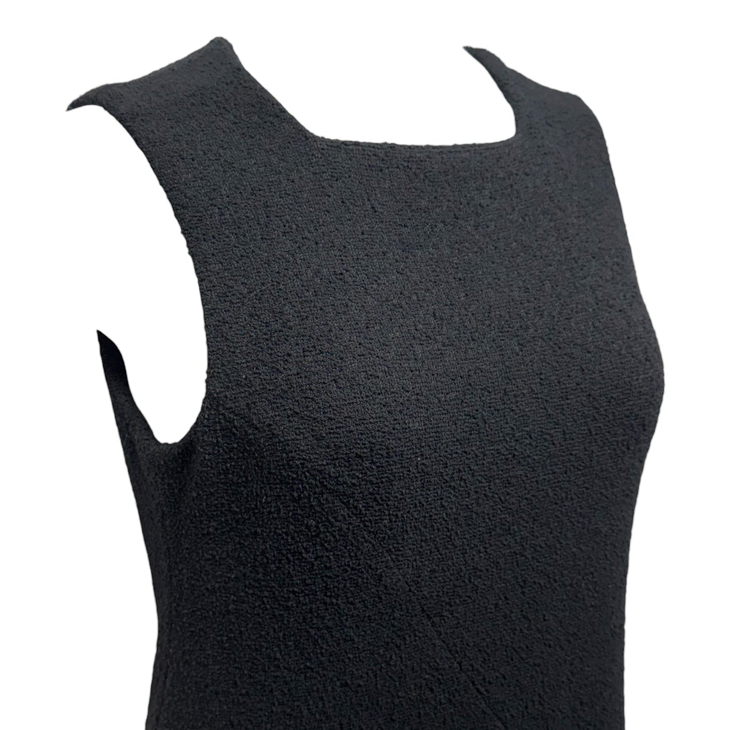 Boucle Knit Sculpted Dress By Tibi In Black, Size: 6