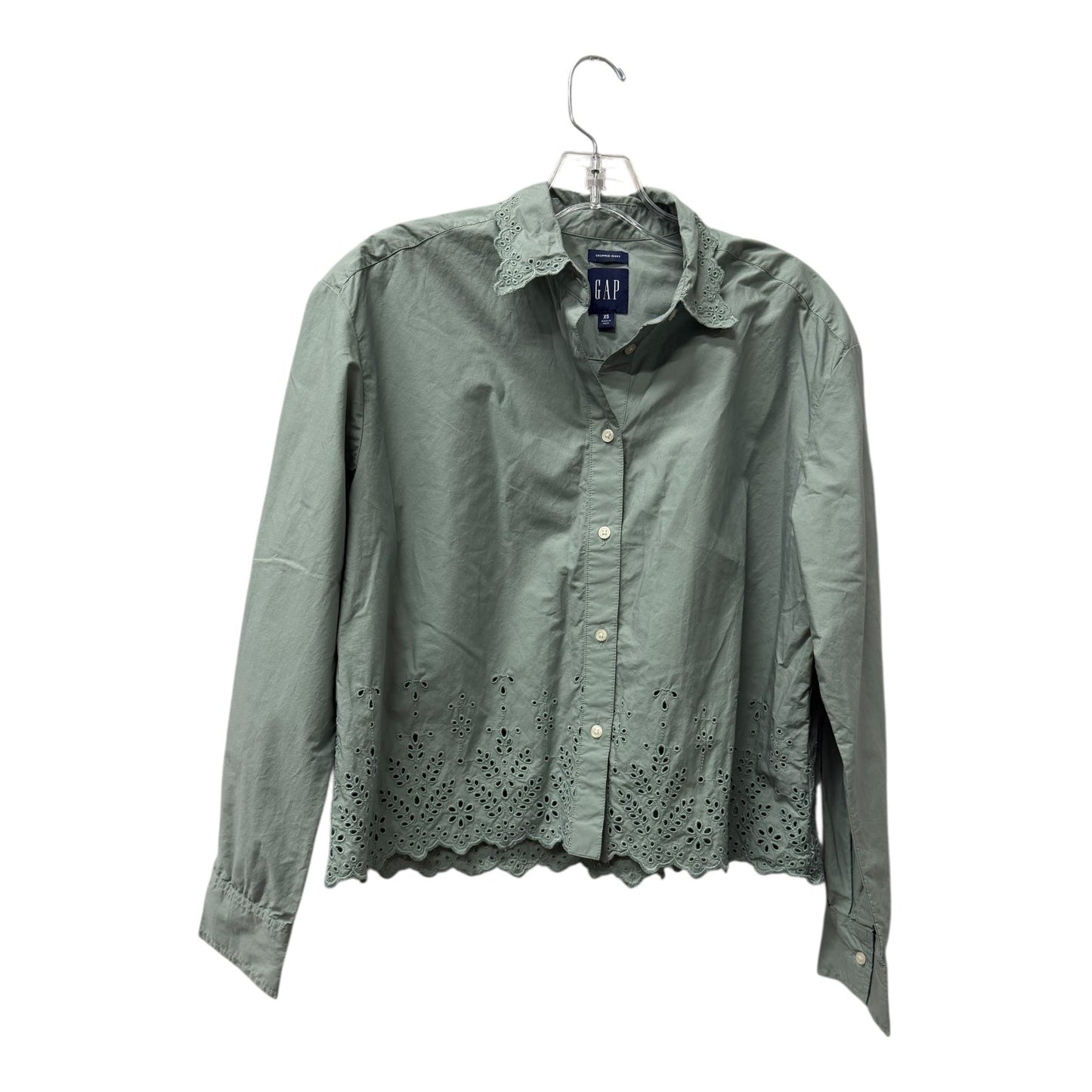 Top Ls By Gap In Green, Size:Xs