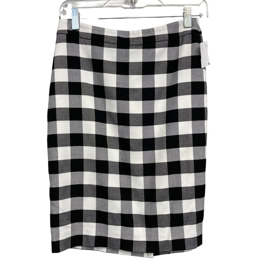 Skirt Mini & Short By Ann Taylor In Checkered Pattern, Size:2P