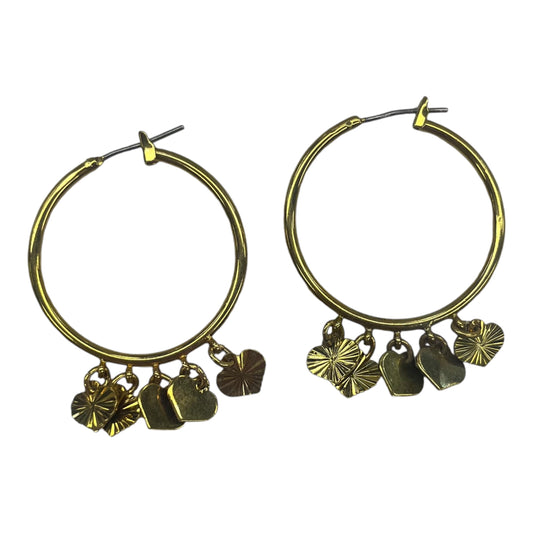 Earrings Hoop By Clothes Mentor In Gold