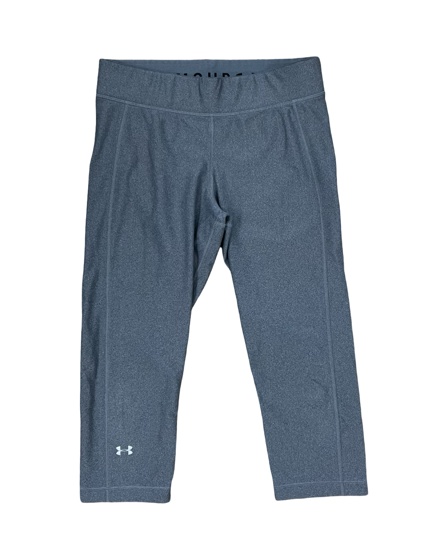 Athletic Capris By Under Armour In Grey, Size:L