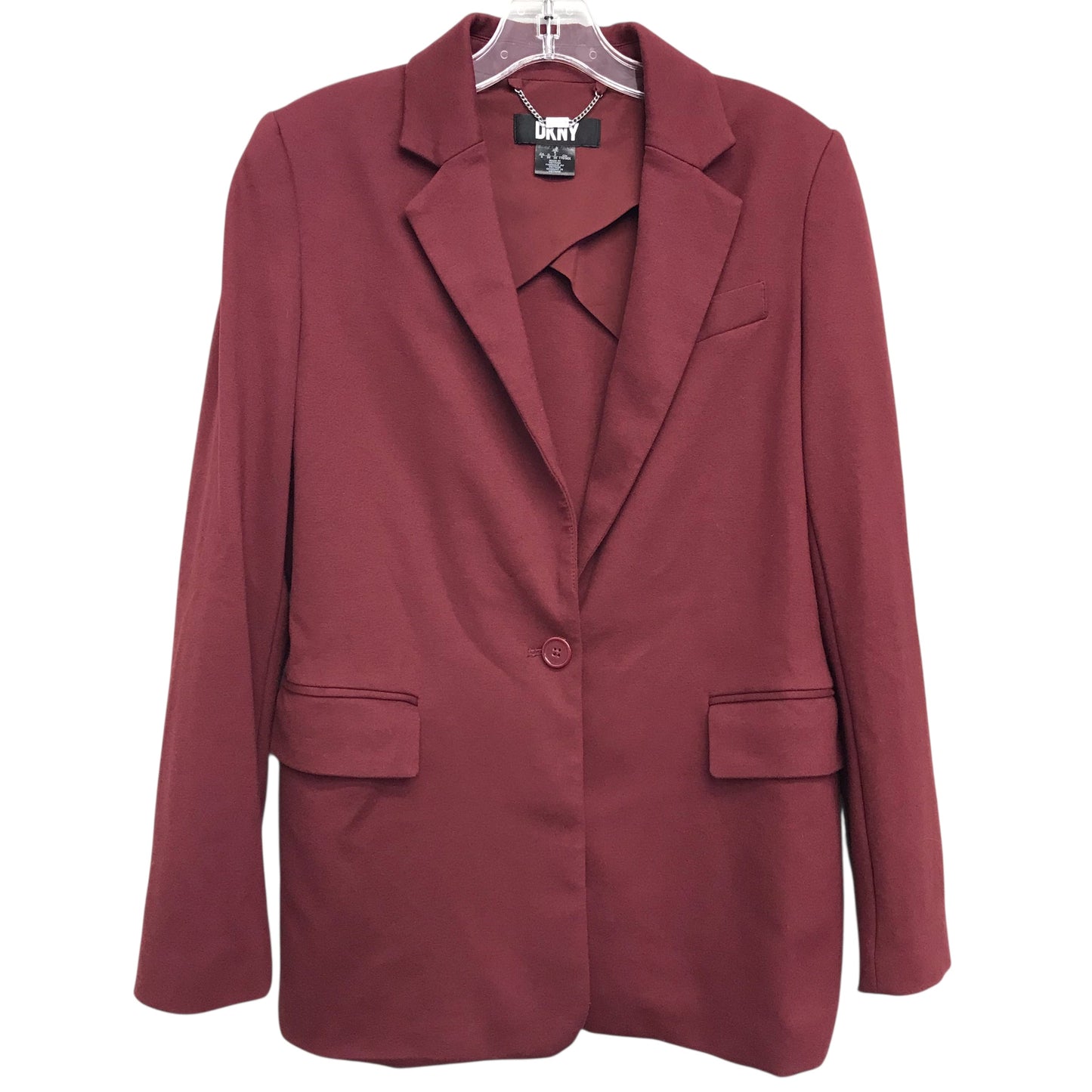 Blazer By Dkny In Maroon, Size:S