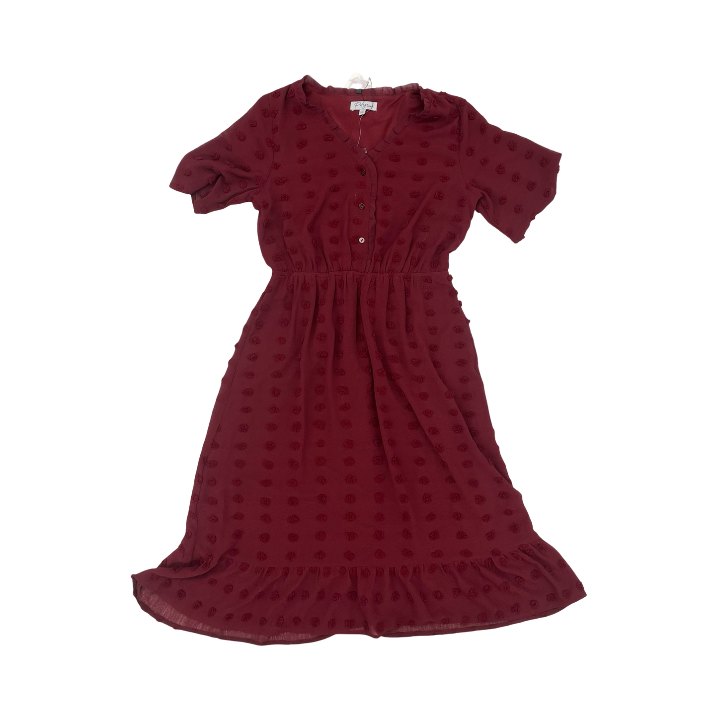 Dress Party Short By Polygram In Red, Size:M