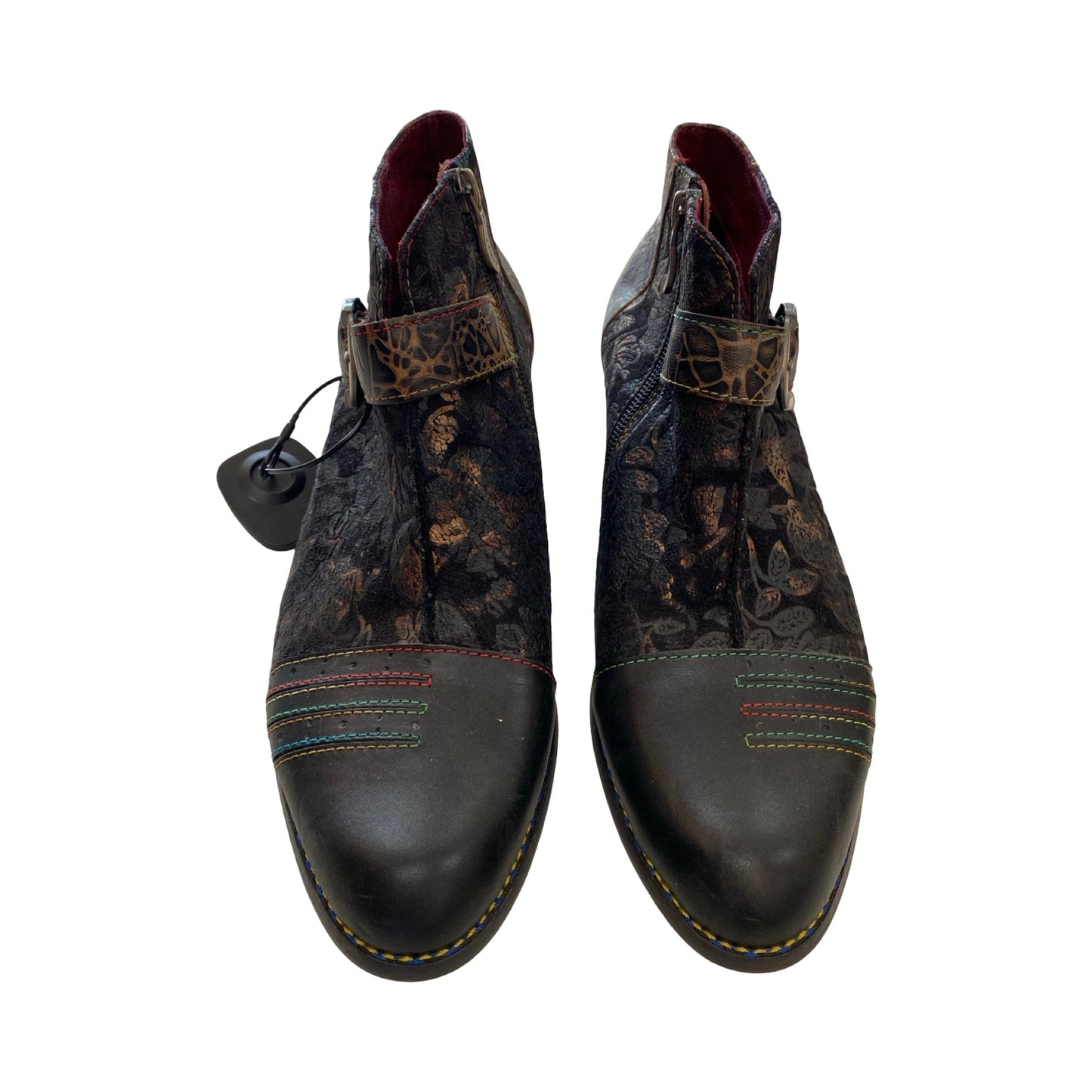 Boots Ankle Heels By Spring Step In Multi, Size:9.5