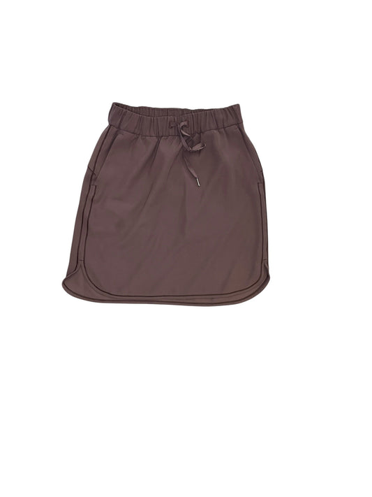 Athletic Skirt By Lululemon In Brown, Size:M
