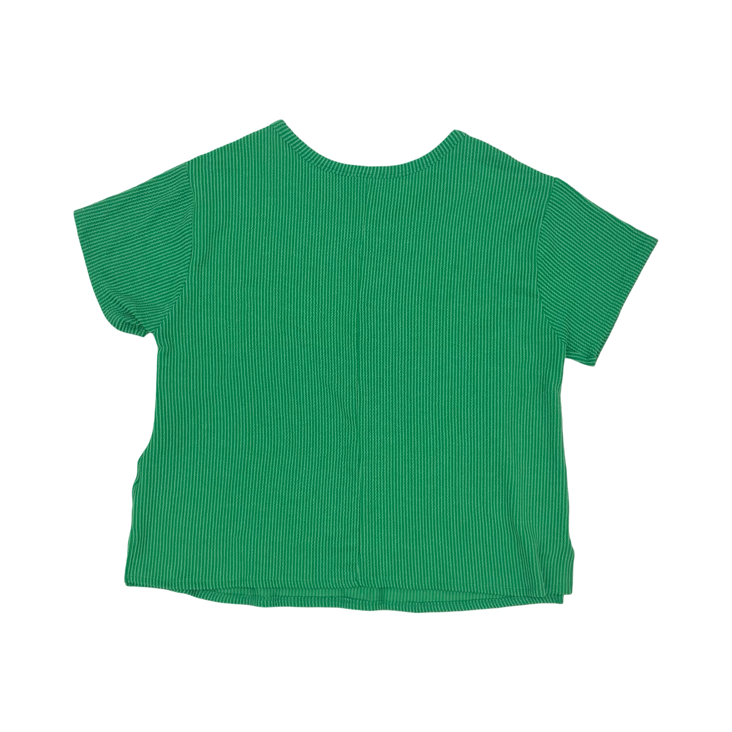 Blouse Ss By Andree By Unit In Green, Size:2X