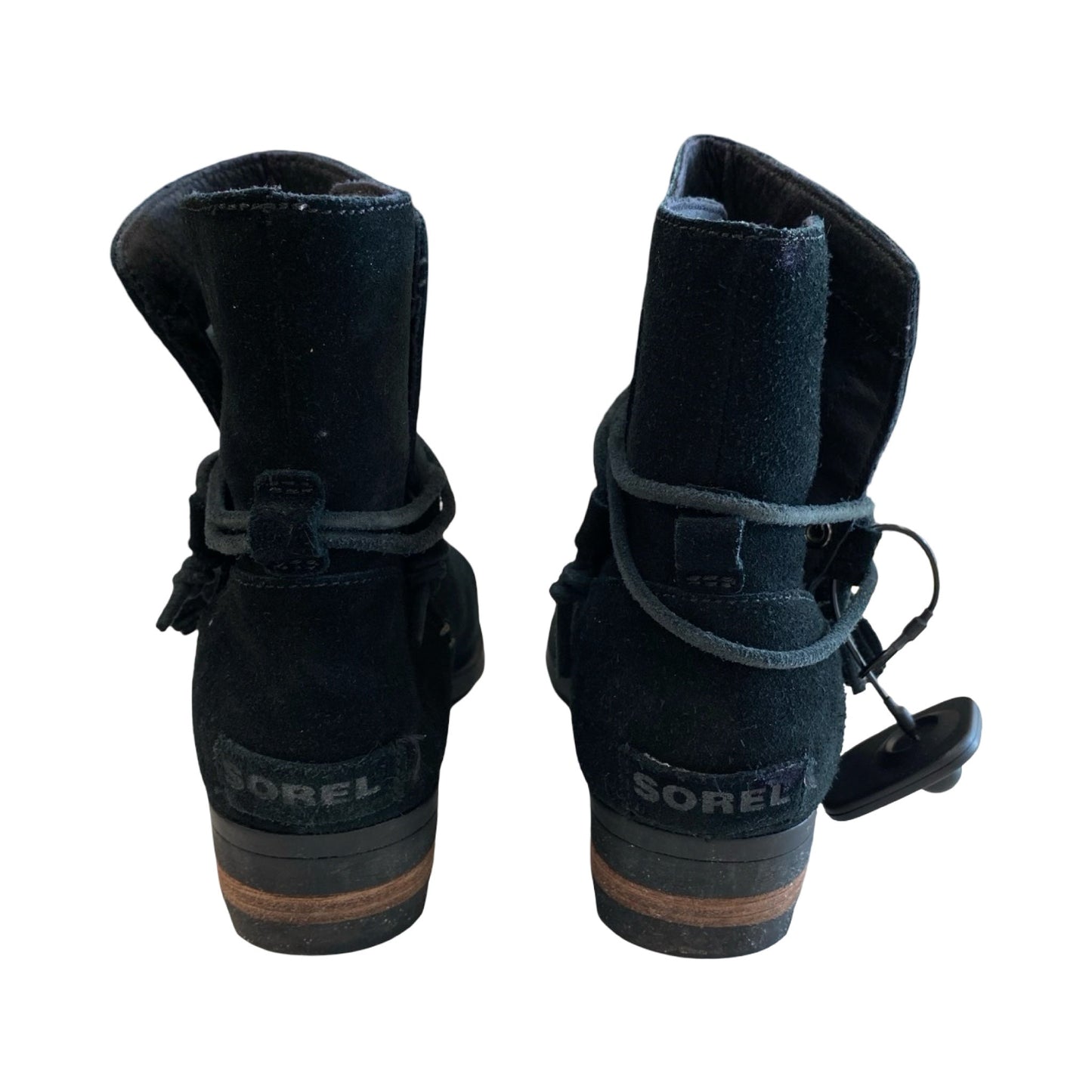Boots Designer By Sorel In Black, Size:7