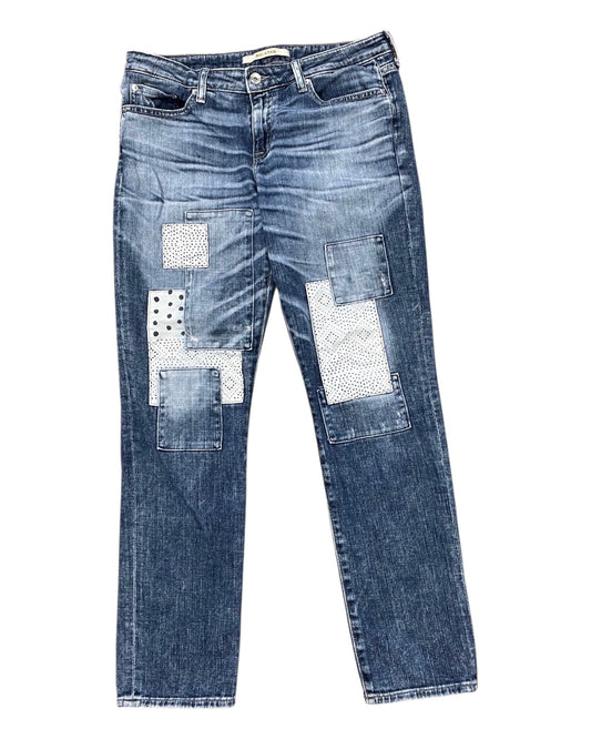 Jeans Straight By Big Star In Blue Denim, Size:10