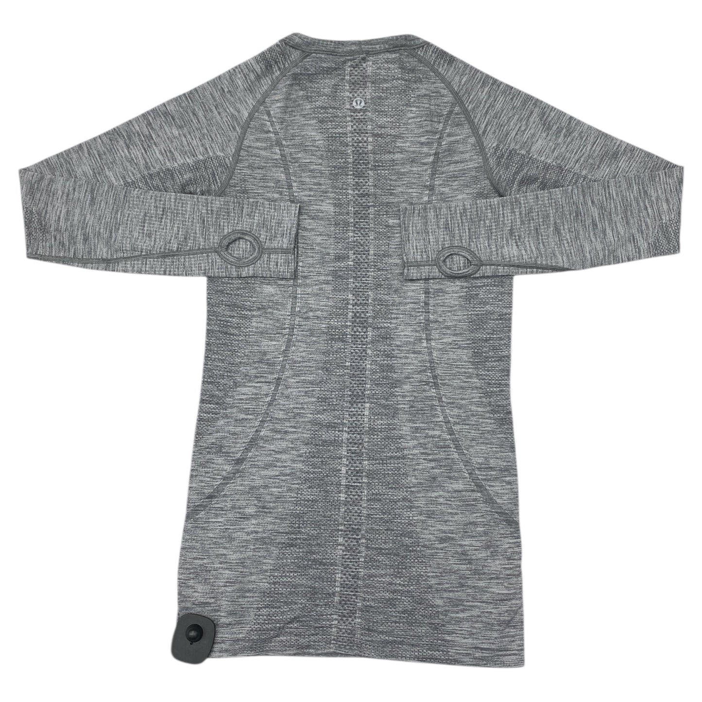 Athletic Top Ls Crewneck By Lululemon In Grey, Size:4