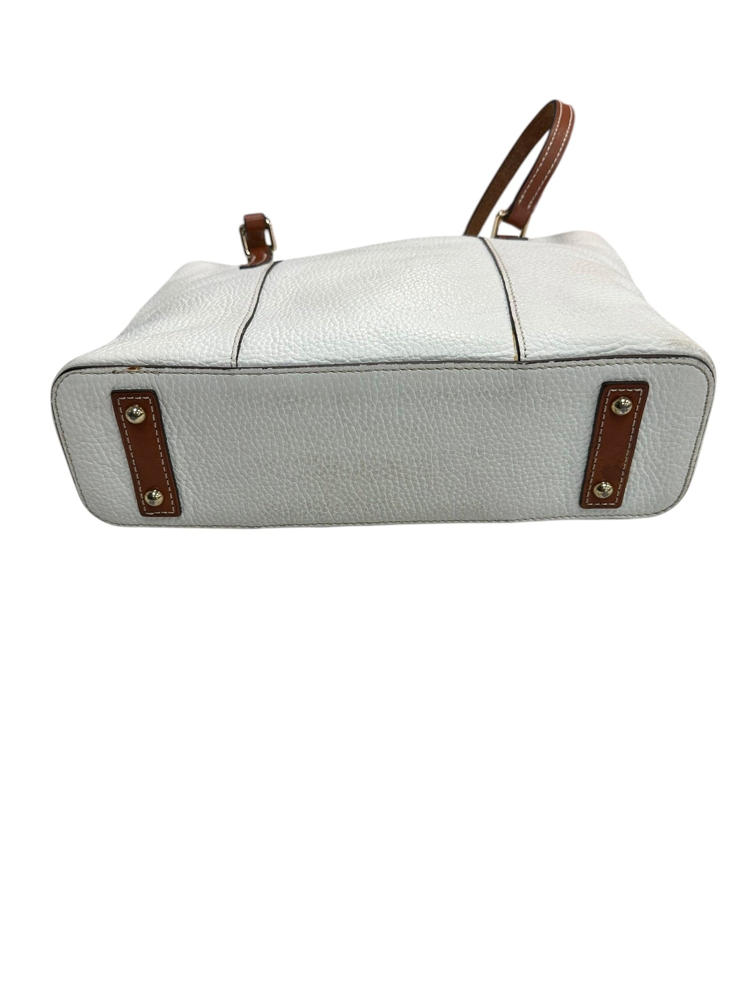Handbag Designer By Dooney And Bourke In Cream, Size:Medium