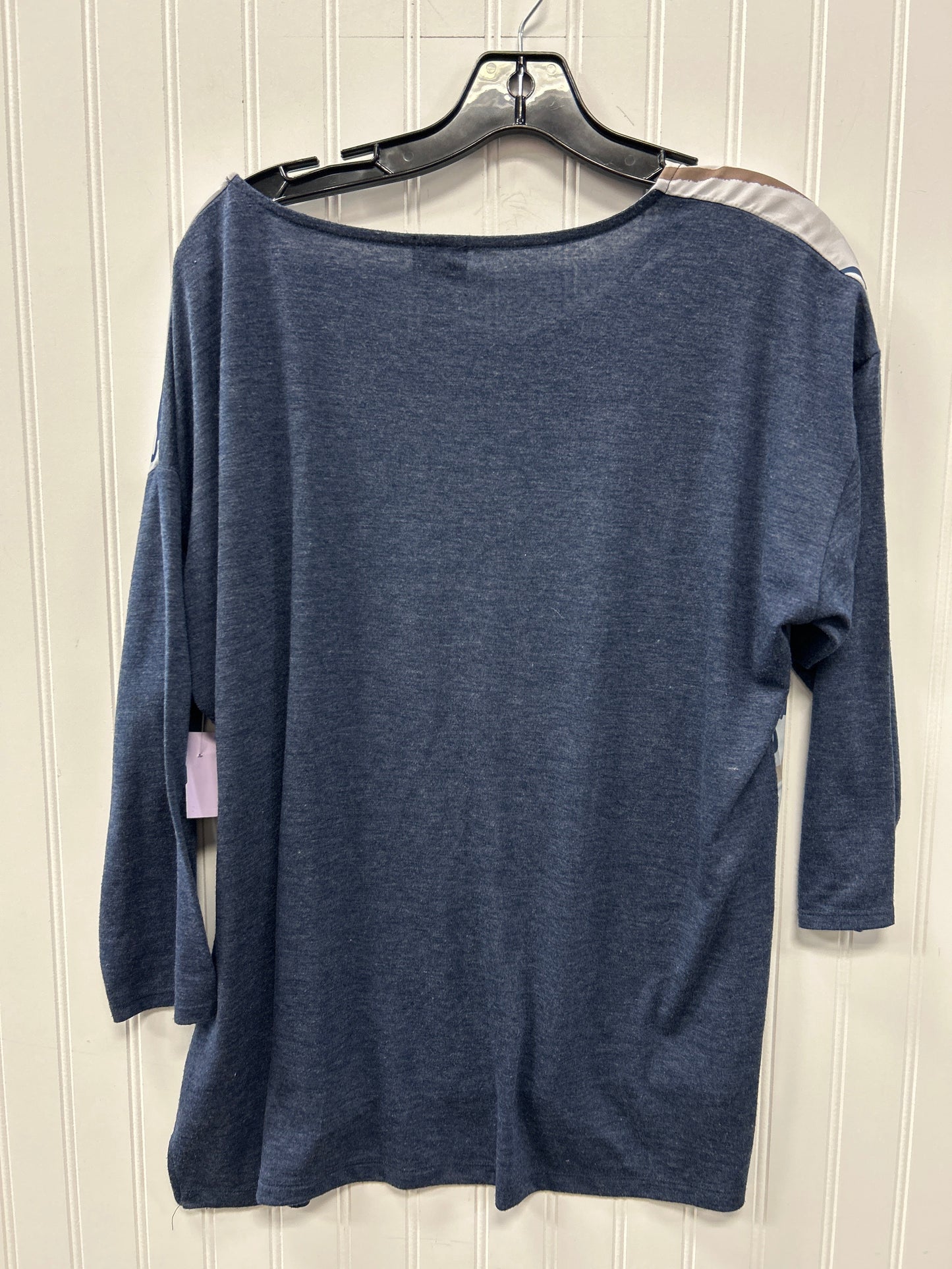 Top Ls By Chicos In Blue, Size:L