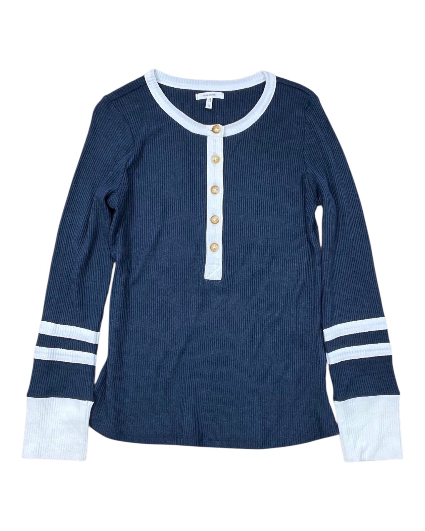 Top Ls By Maurices In Blue & White, Size:S