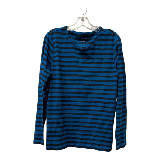 Top Ls Basic By Christopher And Banks In Blue, Size:Xl