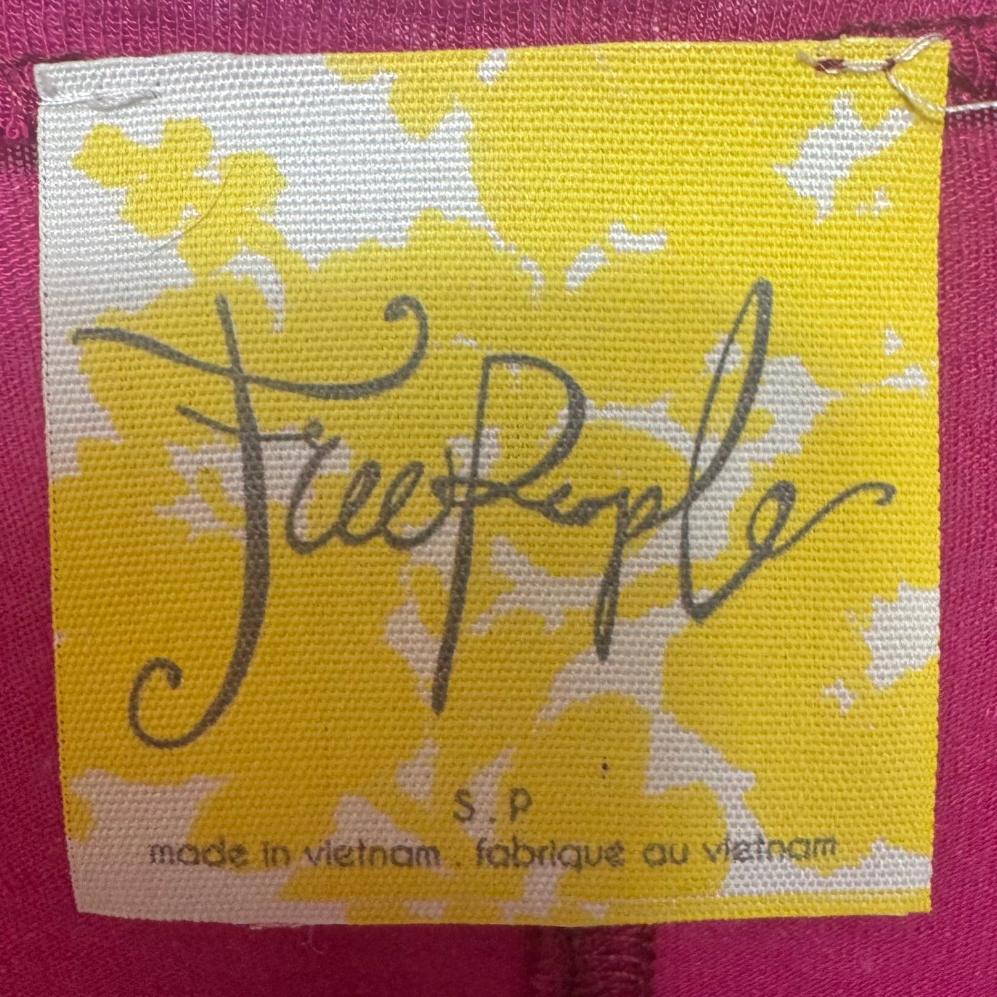 Top Long Sleeve By Free People In Pink, Size: S