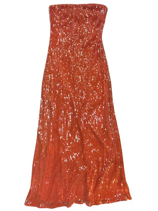 Dress Party Long By Hutch In Orange, Size:Xs