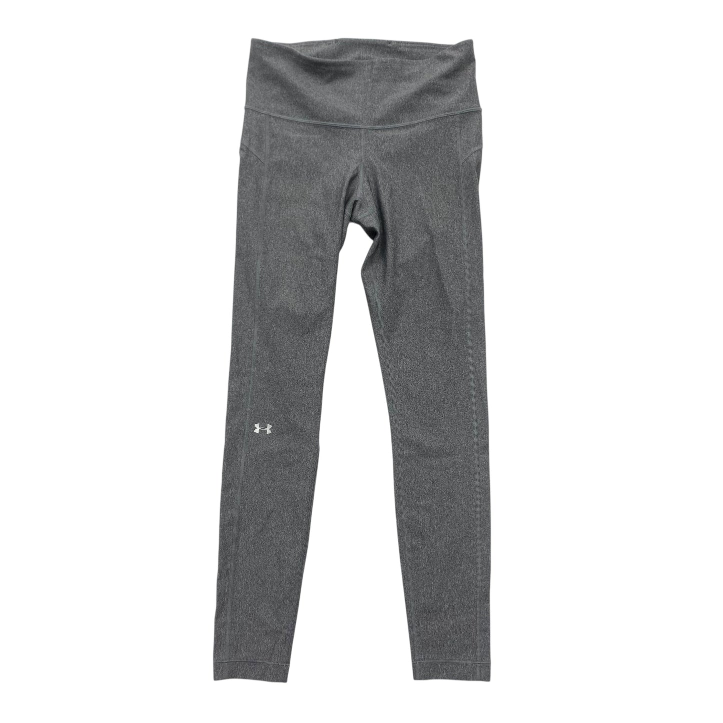 Athletic Leggings By Under Armour In Grey, Size:M