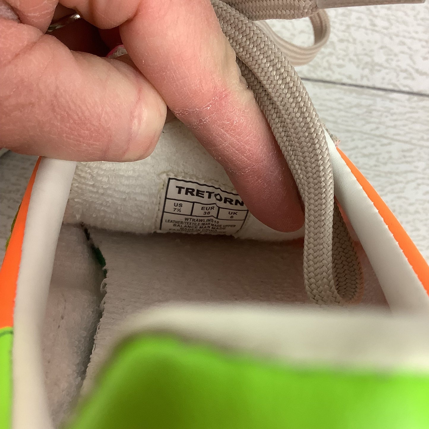 Shoes Athletic By Tretorn In Orange & Tan, Size: 7.5