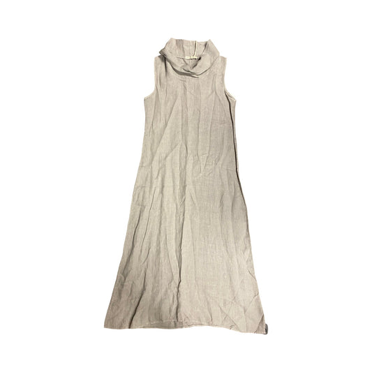 Dress Casual Maxi By francesca bettini  In Grey, Size:S