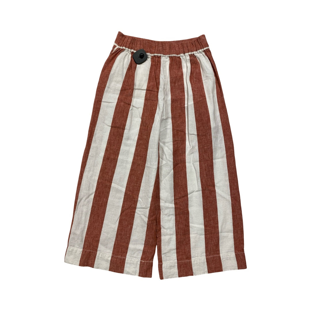 Pants Cropped By Madewell In Red & White, Size:Xs