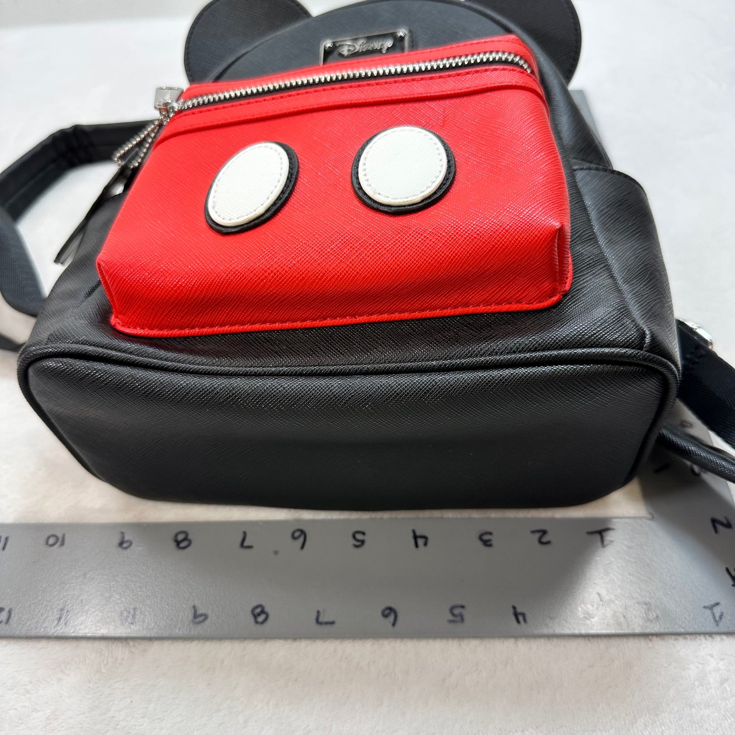 Mickey Mouse Backpack By Loungefly, Size: Small