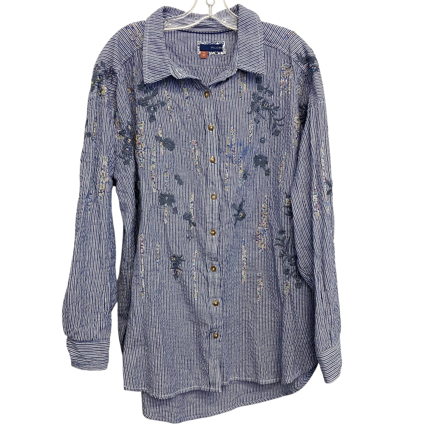 Top Ls By Pilcro In Striped Pattern, Size:M