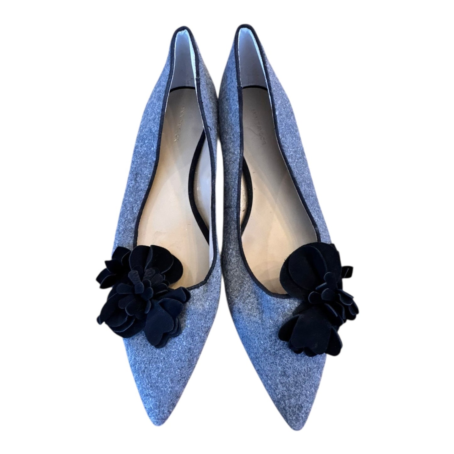 Shoes Flats By Ann Taylor In Grey, Size:8.5